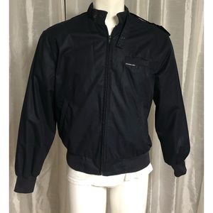 Members Only VTG 80s navy jacket (M)